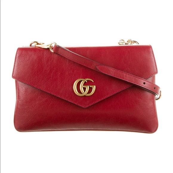 Gucci Thiara Double Shoulder Bag gg marmont - Picture 5 of 14